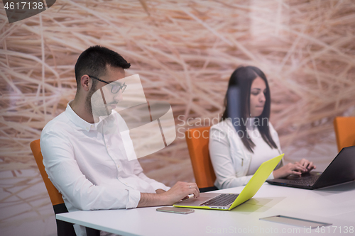 Image of Startup business team at a meeting