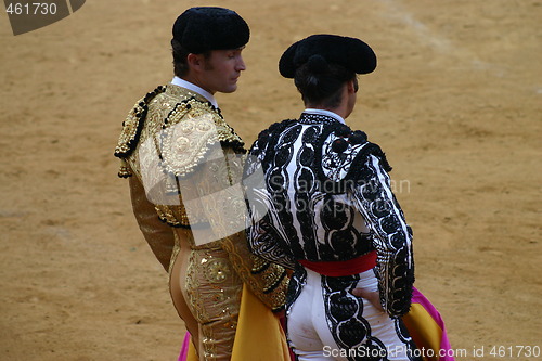 Image of Two bullfighters