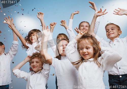 Image of Adorable kids have fun together