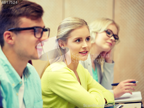 Image of group of students at lecture