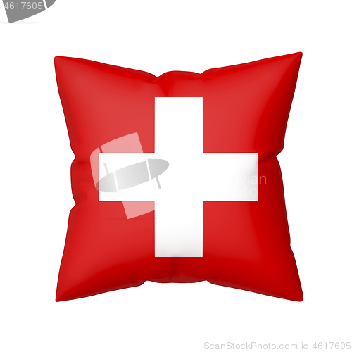 Image of Pillow with the flag of Switzerland