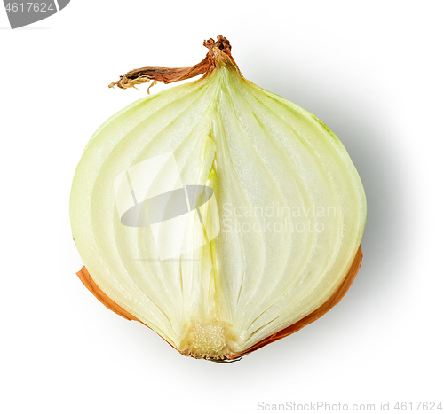 Image of half of fresh raw onion