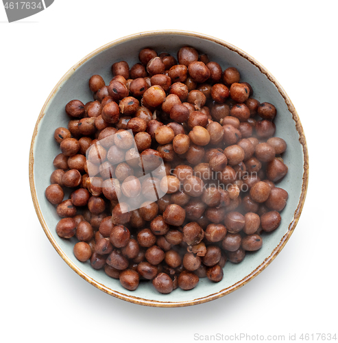 Image of bowl of boiled gray peas