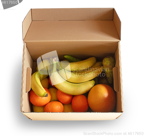Image of box of fresh fruits