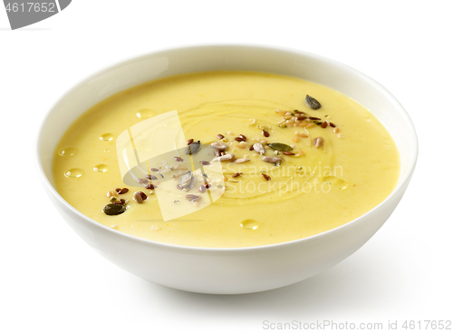 Image of bowl of vegetable cream soup