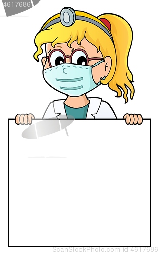 Image of Doctor holding blank panel topic image 2