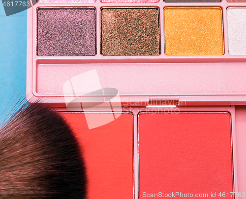 Image of Makeup Brush Represents Eye Makeups And Cosmetic 