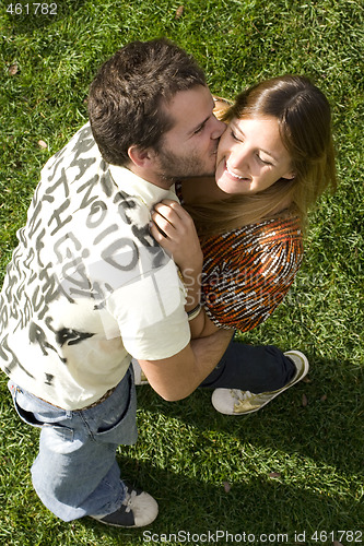 Image of Young couple outdoor