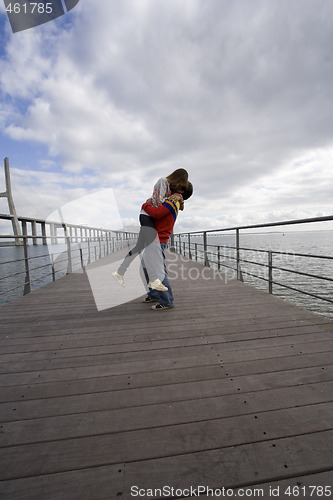 Image of Young couple outdoor