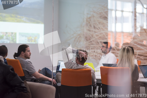 Image of Startup business team at a meeting