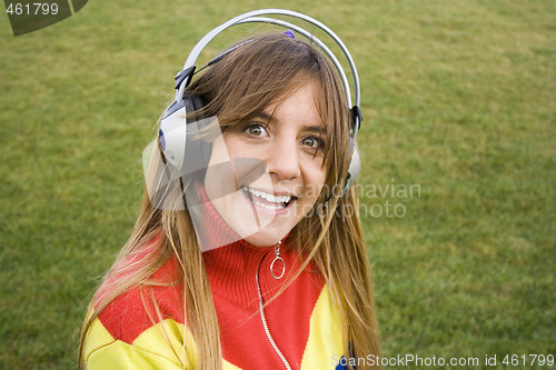 Image of Enjoying music outdoor