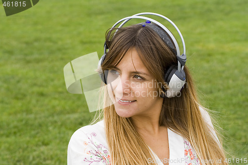 Image of Enjoying music outdoor