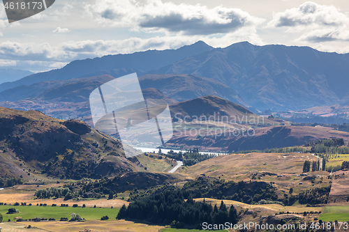 Image of Landscape scenery in south New Zealand