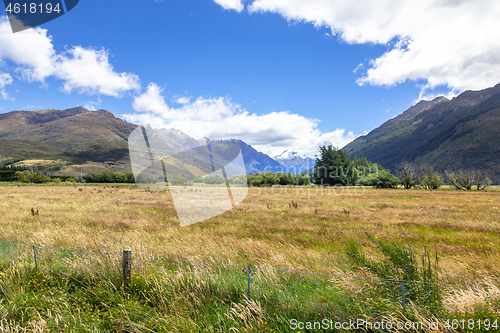 Image of Landscape scenery in south New Zealand