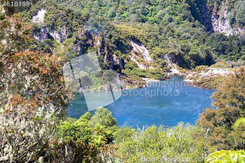 Image of volcanic activities at waimangu