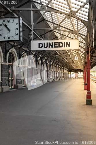 Image of railway station of Dunedin south New Zealand