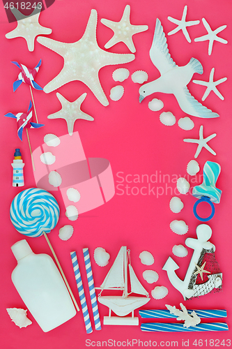 Image of Summer Holiday Seaside Symbols