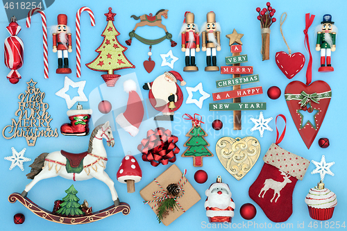 Image of Retro Christmas Tree Bauble Decorations