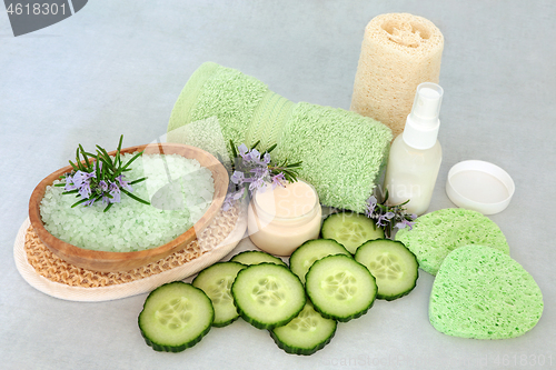 Image of Rosemary & Cucumber Natural Vegan Skincare Beauty Treatment 