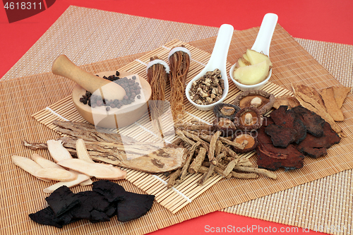 Image of Chinese Herbal Medicine used as a Tonic