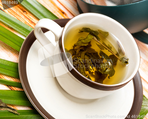 Image of Tea On Patio Indicates Drink Outside And Teas 