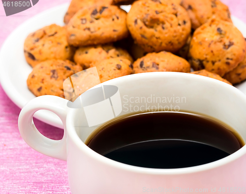 Image of Coffee Break Cookies Indicates Cracker Coffees And Crackers 