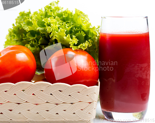 Image of Tomato And Juice Means Refresh Thirsty And Refreshment 