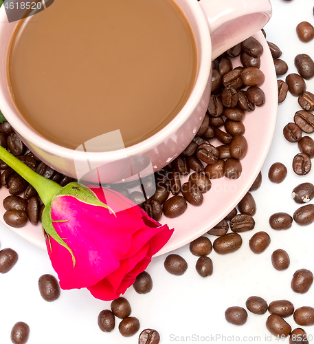 Image of Fresh Coffee Beverage Represents Coffees Cup And Delicious 