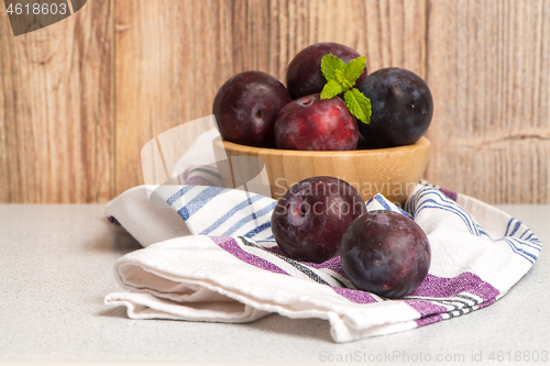 Image of Delicious red plums