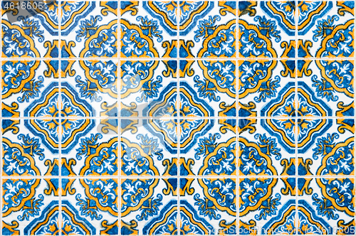 Image of Portuguese glazed tiles