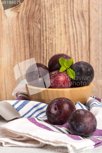 Image of Delicious red plums