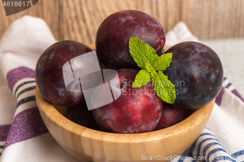 Image of Delicious red plums