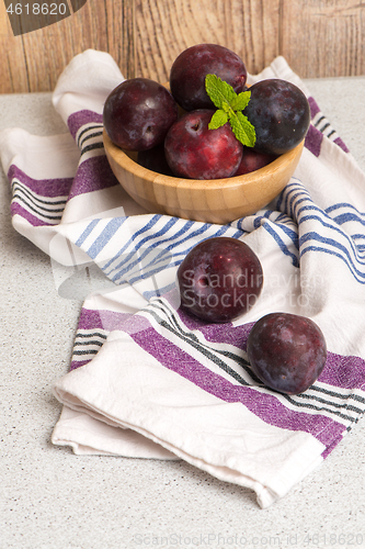 Image of Delicious red plums