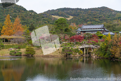 Image of Autumn park in Japan