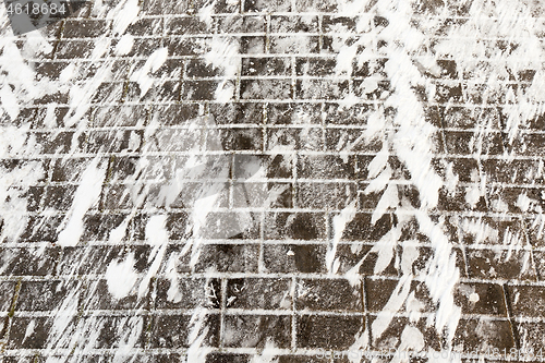 Image of Pavement in the snow