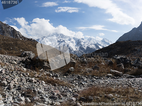 Image of Scenic view of Himalaya mountain in Nepal