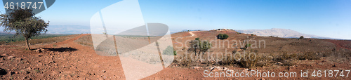 Image of Hermon mountain panorama in Israel