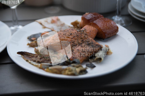 Image of Smoked fish on a plate