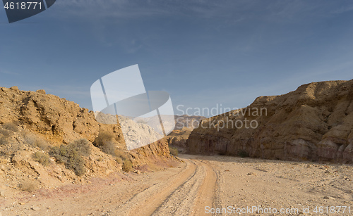 Image of Travel in Israel negev desert landscape