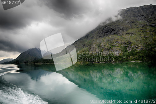 Image of Lake reflections landscape in europe