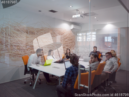 Image of Startup business team at a meeting