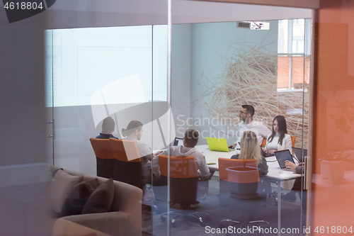 Image of Startup business team at a meeting