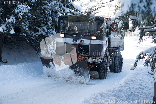 Image of snow truck