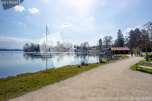 Image of boat house Starnberg lake