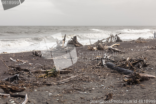 Image of jade beach Hokitika, New Zealand