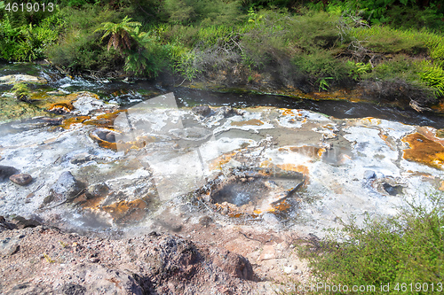 Image of volcanic activities at waimangu