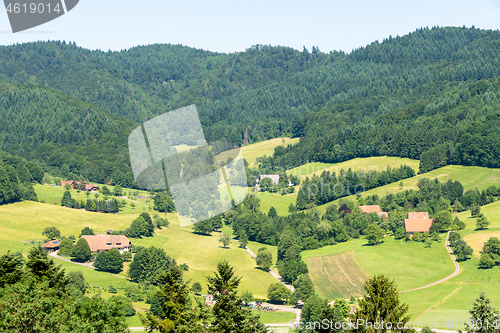 Image of view from Castle Hochburg at Emmendingen