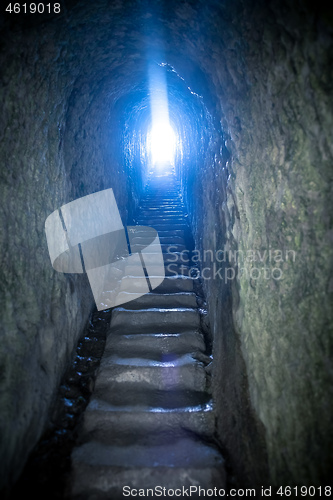 Image of light at the end of the tunnel