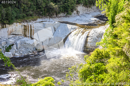 Image of small waterfall in northern New Zealand