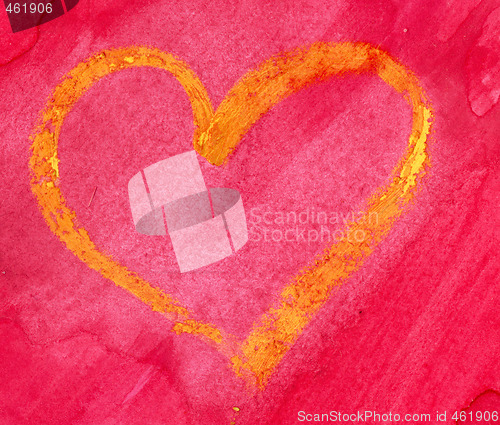 Image of watercolor heart
